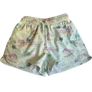 Vineyard Vines Kids Printed Swim Shorts - Light Green/Blue